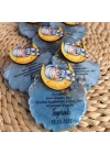 Bebek Temalı Mavi Epoksi Magnet