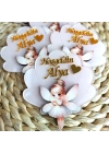 Peri Temalı İstridye Boyamalı Magnet