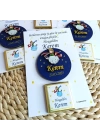 Ahşap Kabartmalı & Çikolatalı Ahşap Magnet