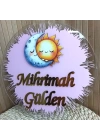 Güneş & Ay Boyamalı Kapı Süsü