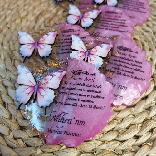 Baskıcı Amca Kelebekli Epoksi Magnet