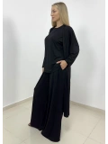 3 Parça Viskon Takım - Siyah