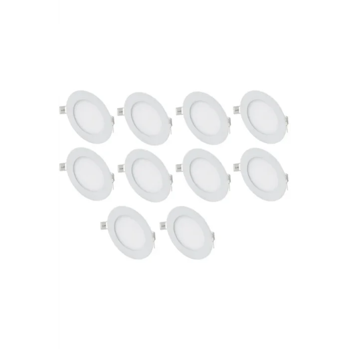 10 Adet 6 Watt Panel Led Ct-5145g Gün Işığı - Alüminyum Kasa