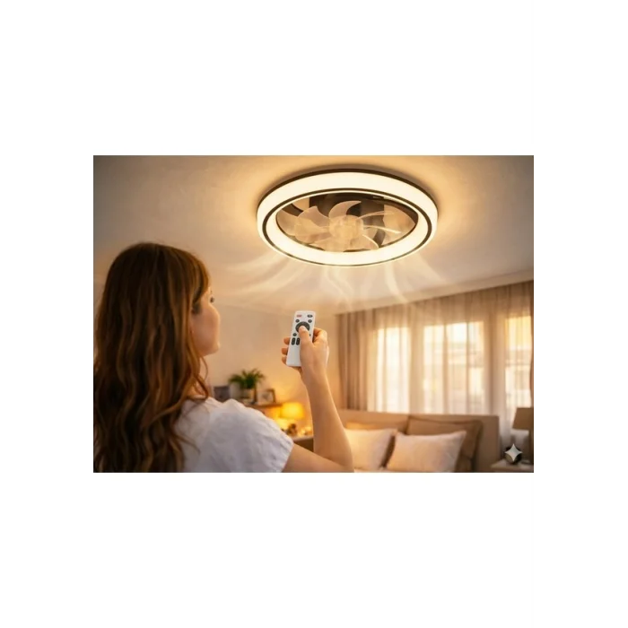 Cata Ct 3010 Meltem 70w Ledli Tavan Vantilatörü Kumandalı 3 Renk (SİYAH)