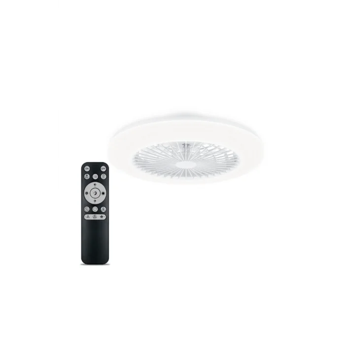 Philips Amigo Fanlı Tavan Lambası (42W Vantilatör + 20 W Aydınlatma Gücü) Simli Tasarım