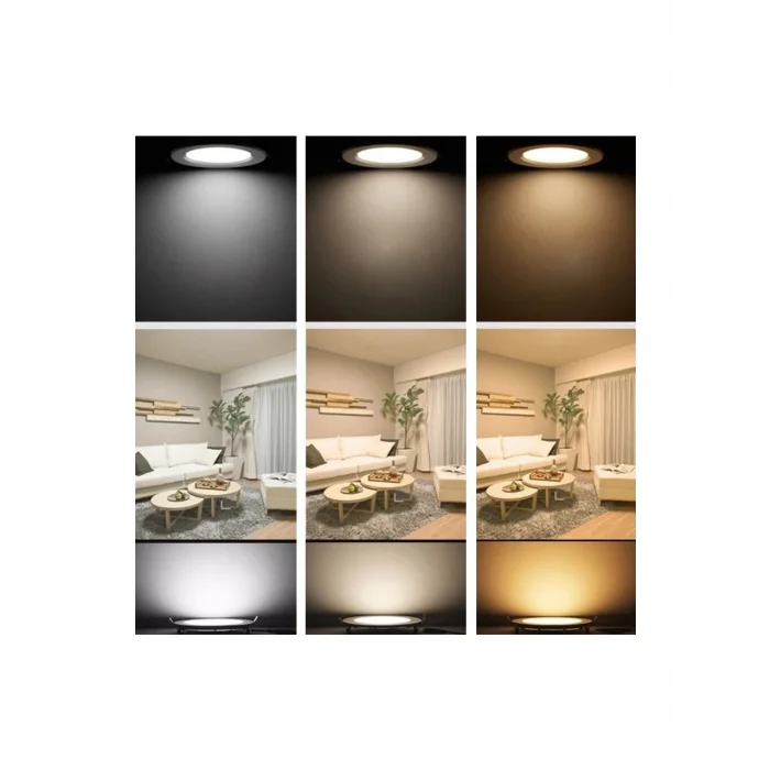 Cata 10 Adet 9 Watt Slim LED Panel Beyaz Işık Metal Kasa CT-5146B