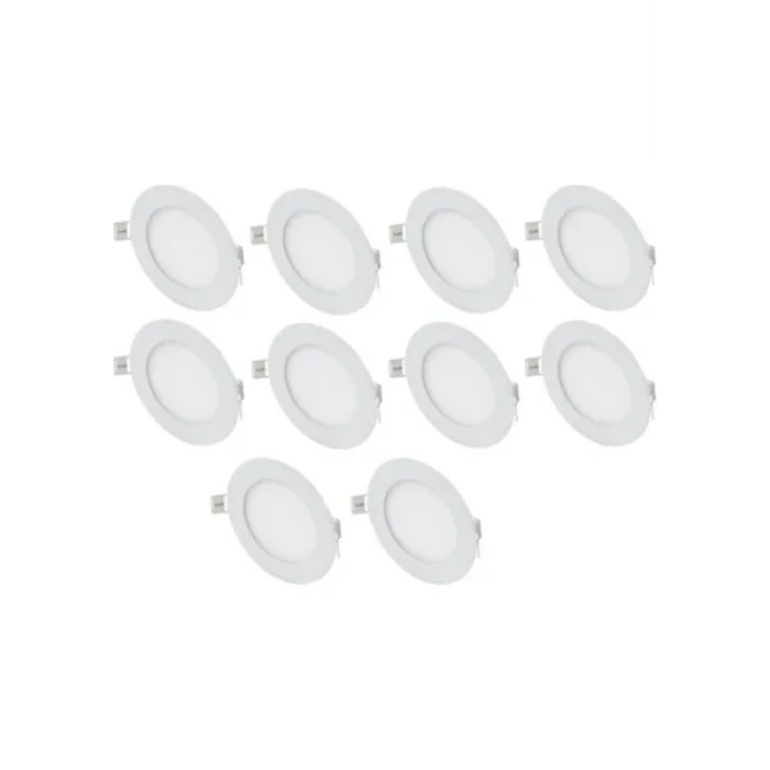 Cata 10 Adet 9 Watt Slim LED Panel Beyaz Işık Metal Kasa CT-5146B
