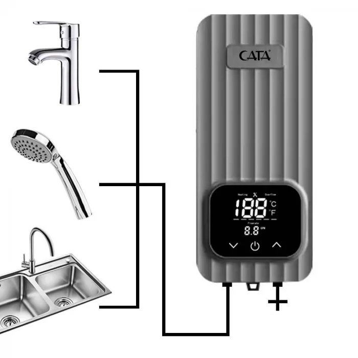 Cata Akıllı Dijital Şofben 5500W CT-6010
