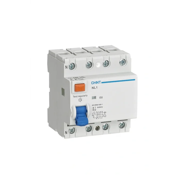 Chint Nl1 Serisi Ac Tipi 4x25a Kaçak Akım Rölesi 6ka 30ma Çiftli Bara 200223