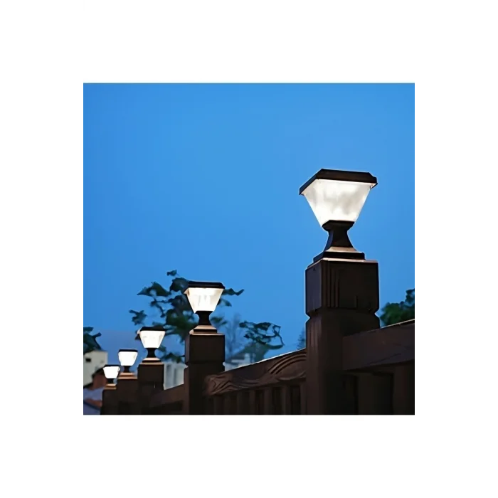 CT-7315 Solar Set Üstü Bahçe Armatürü Beyaz Işık