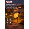 Cata CT-7320 Amber Renk Güneş Enerjili Bahçe Armatürü 18W Su Geçirmez Özellikli