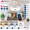 Mutlusan Aydınlatmalı Bluetooth Hoparlörlü Tavan Vantilatörü