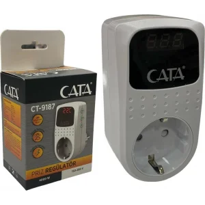 Cata Ct 9187 Akım Korumalı Priz Regülatör 4000 W Elektrik Prizi Çocuk Koruması ile Güvenli Kullanım
