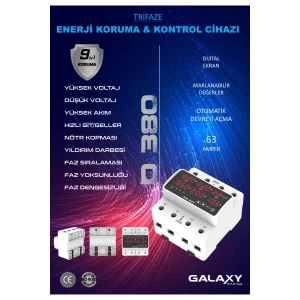 Galaxy Energy D380 Trifaze Akım Kontrol Cihazı 63A