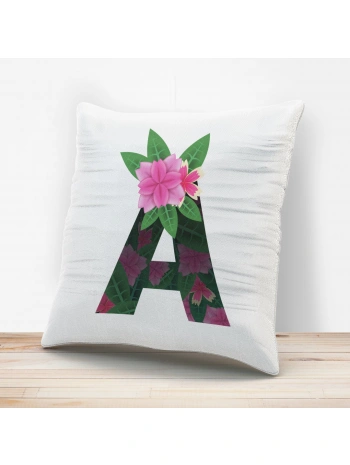 A Harfi Tasarımlı Yastık Kılıfı