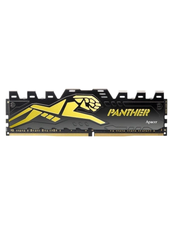 Apacer Panther Black-Gold 16GB (2x8GB) 3200Mhz CL16 DDR4 Gaming Ram (AH4U16G32C28Y7GAA-2)
