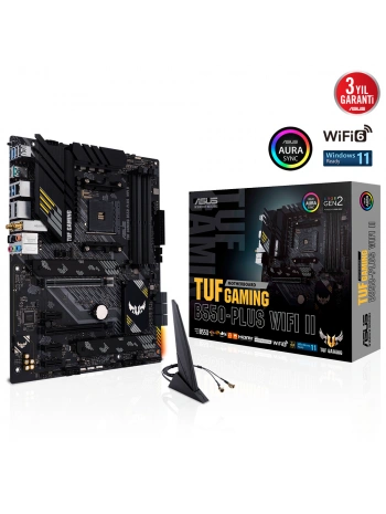 ASUS TUF GAMING B550-PLUS WIFI II 4800Mhz(O.C) DDR4 DP HDMI M.2 AM4