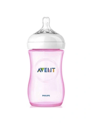 Avent Natural PP Biberon 260 ml - Pembe 8710103875970