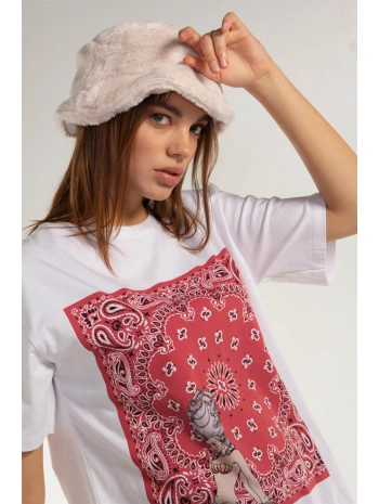 Baskılı Tişört - BEYAZ