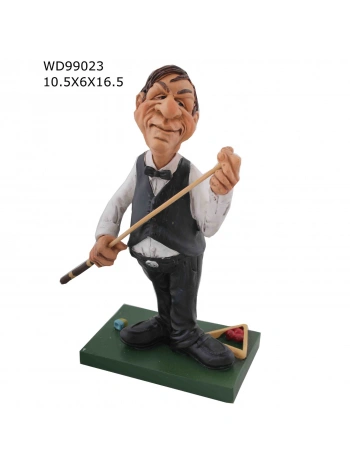 Bilardo Eğitmeni Biblo Heykel