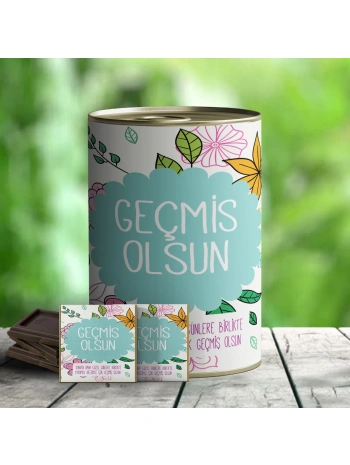 Geçmiş Olsun Hediyelik Çikolata Konservesi