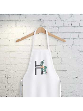 H Harfi Tasarımlı Mutfak Önlüğü