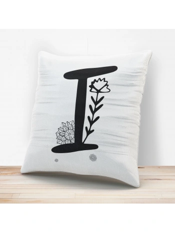 I Harfi Tasarımlı Yastık Kılıfı