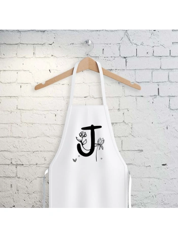 J Harfi Tasarımlı Mutfak Önlüğü
