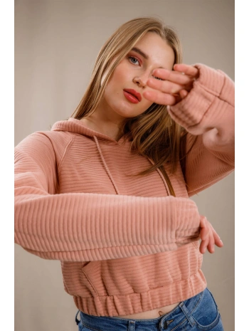 Kanguru Cepli Sweatshirt - PUDRA