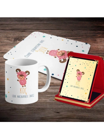 Koç Burcuna Özel Tasarım Sevimli Hediye Seti