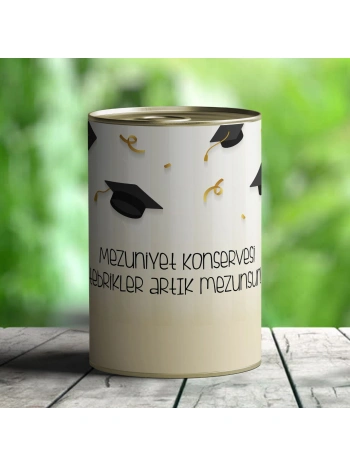 Mezuniyete Özel Hediye Konservesi