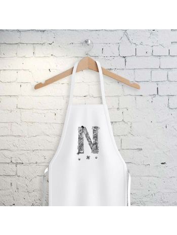 N Harfi Tasarımlı Mutfak Önlüğü