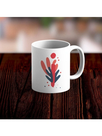 Özel Tasarım İ Harfi Beyaz Kupa Bardak