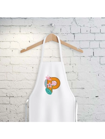 P Harfi Tasarımlı Mutfak Önlüğü