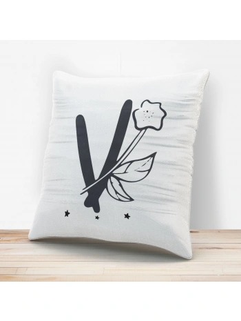 V Harfi Tasarımlı Yastık Kılıfı