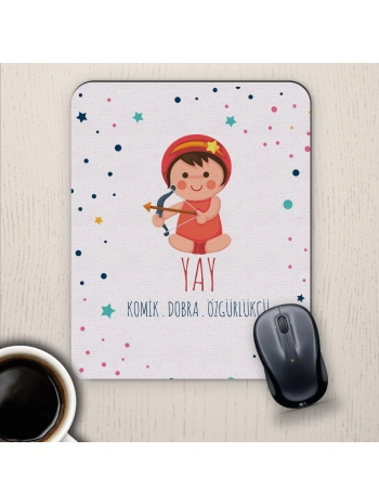 Yay Burçlarına Özel Sevimli Mouse Pad