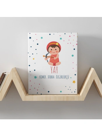 Yay Burcuna Özel Tasarım Kanvas  Tablo