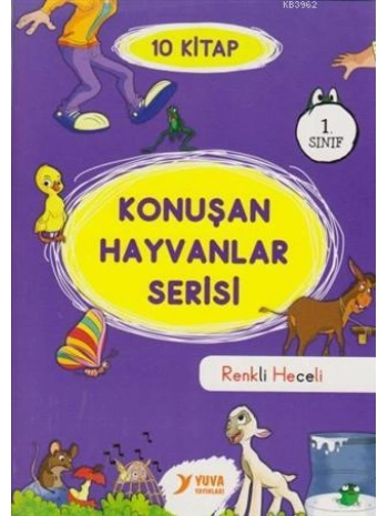 Yuva 1. Sinif Konuşan Hayvanlar Serisi Renkli Hece