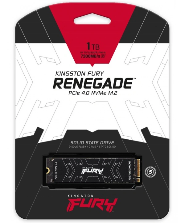 1TB KINGSTON FURY Renegade M.2 NVMe PCIe 4.0 SFYRS/1000G 6000/7300MB/s