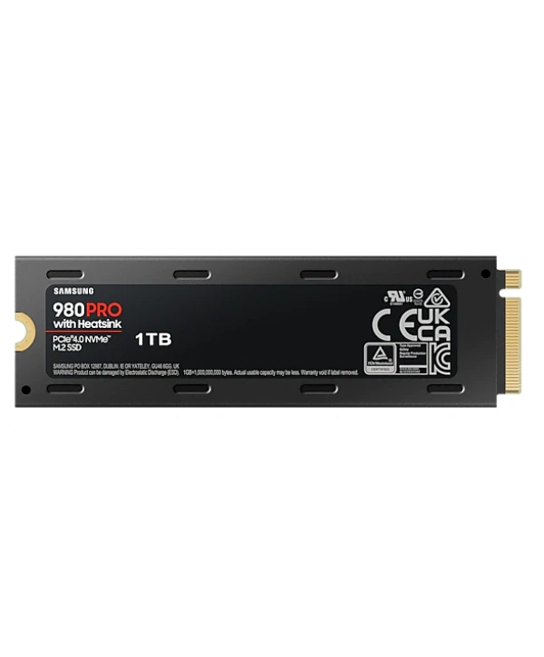 1TB SAMSUNG 980 PRO Heatsink M.2 NVMe MZ-V8P1T0CW