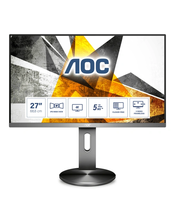 27 AOC U2790PQU IPS QHD 5MS 60HZ HDMI DP