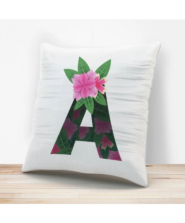 A Harfi Tasarımlı Yastık Kılıfı
