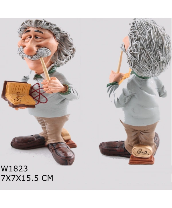 Albert Einstein Özel Dekoratif Biblo