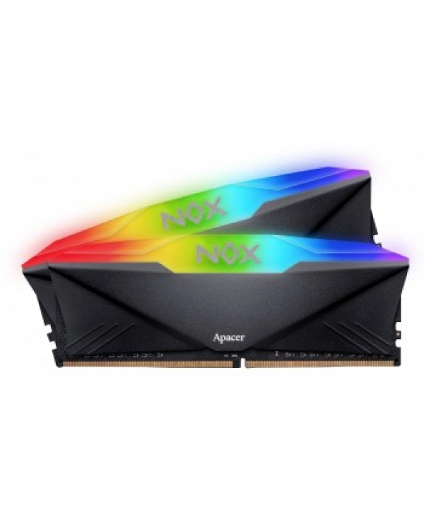 Apacer NOX RGB 16GB (2x8GB) 3200MHz CL16 DDR4 Gaming Ram (AH4U16G32C28YNBAA-2)