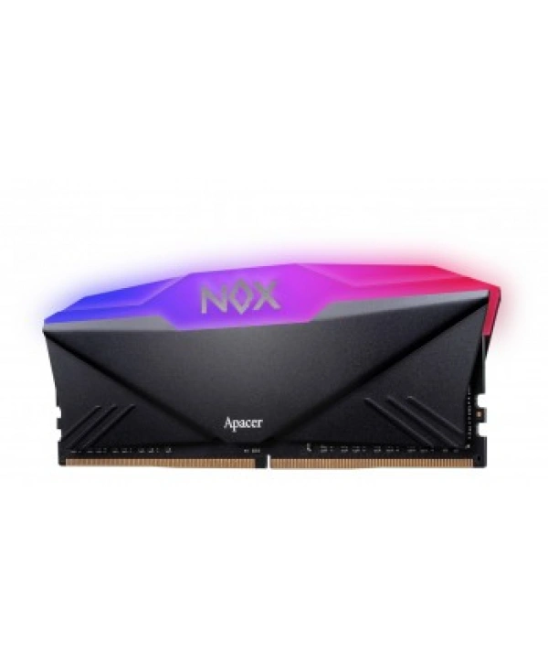 Apacer NOX RGB AURA Black 8GB (1x8GB) 3200Mhz CL16 DDR4 Gaming Ram (AH4U08G32C28YNBAA-1)
