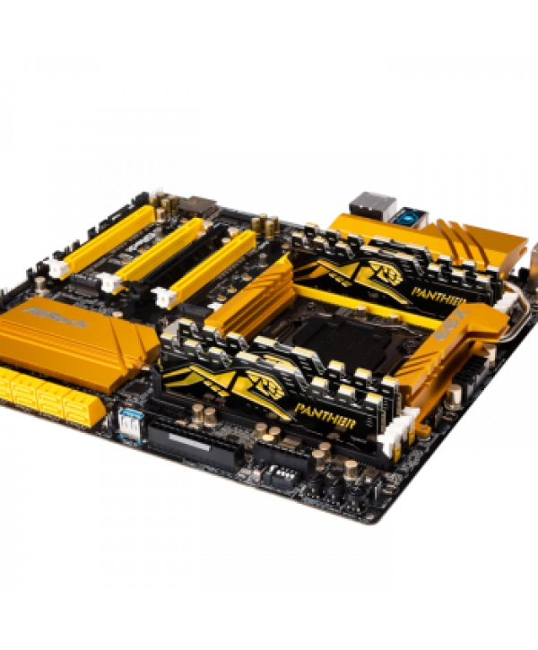 Apacer Panther Black-Gold 16GB (2x8GB) 3200Mhz CL16 DDR4 Gaming Ram (AH4U16G32C28Y7GAA-2)