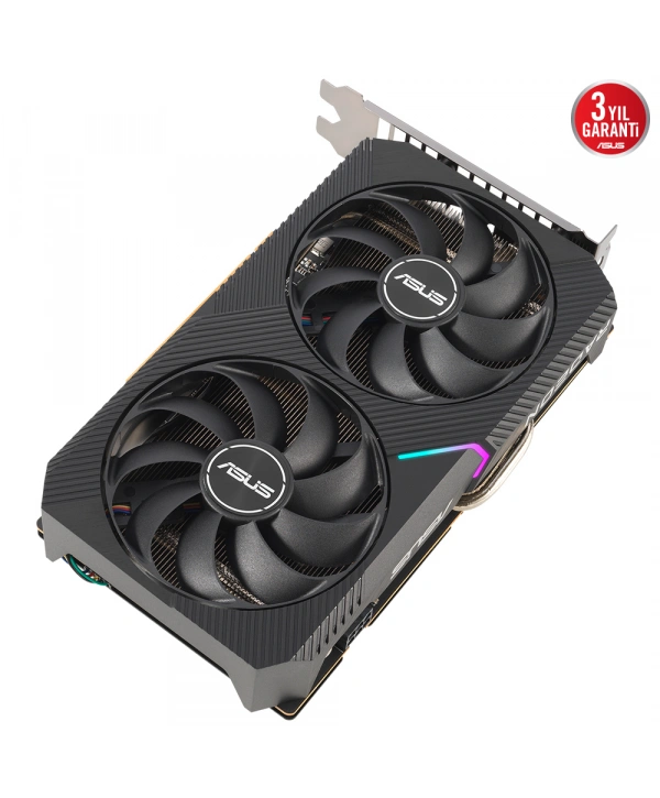 ASUS DUAL-RX6500XT-O4G 4GB GDDR6 HDMI DP 64BİT