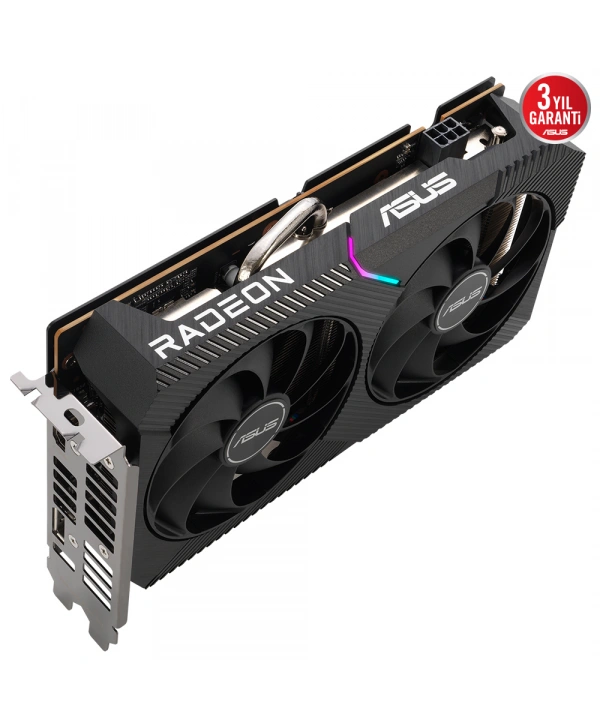 ASUS DUAL-RX6500XT-O4G 4GB GDDR6 HDMI DP 64BİT