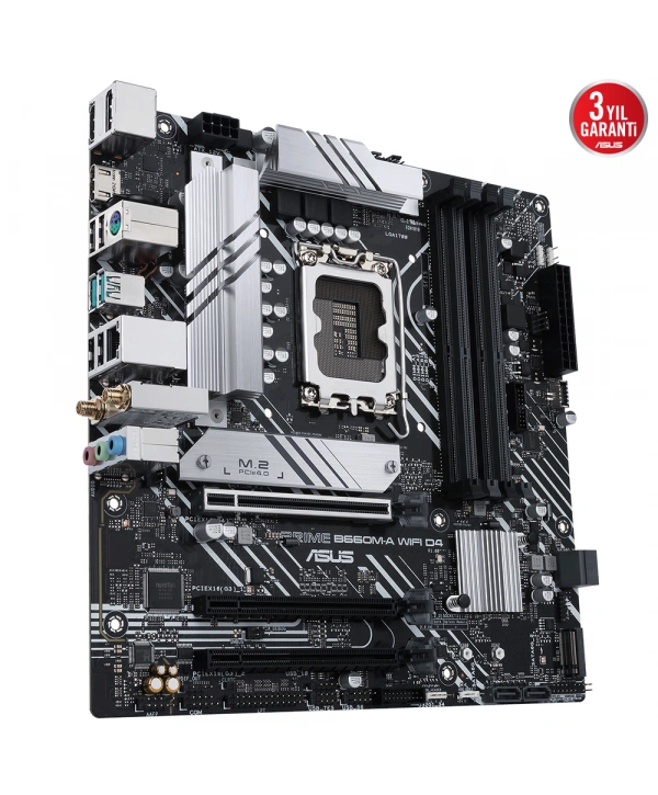 ASUS PRIME B660M-A WIFI D4 DDR4 5333MHz(OC) M.2 HDMI DP mATX 1700p