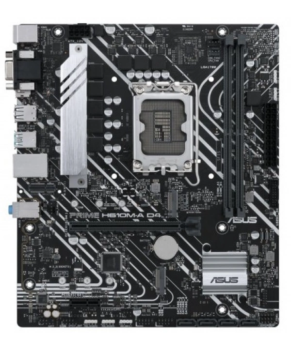 ASUS PRIME H610M-A D4 DDR4 3200(OC) VGA HDMI DP M.2 mATX 1700p